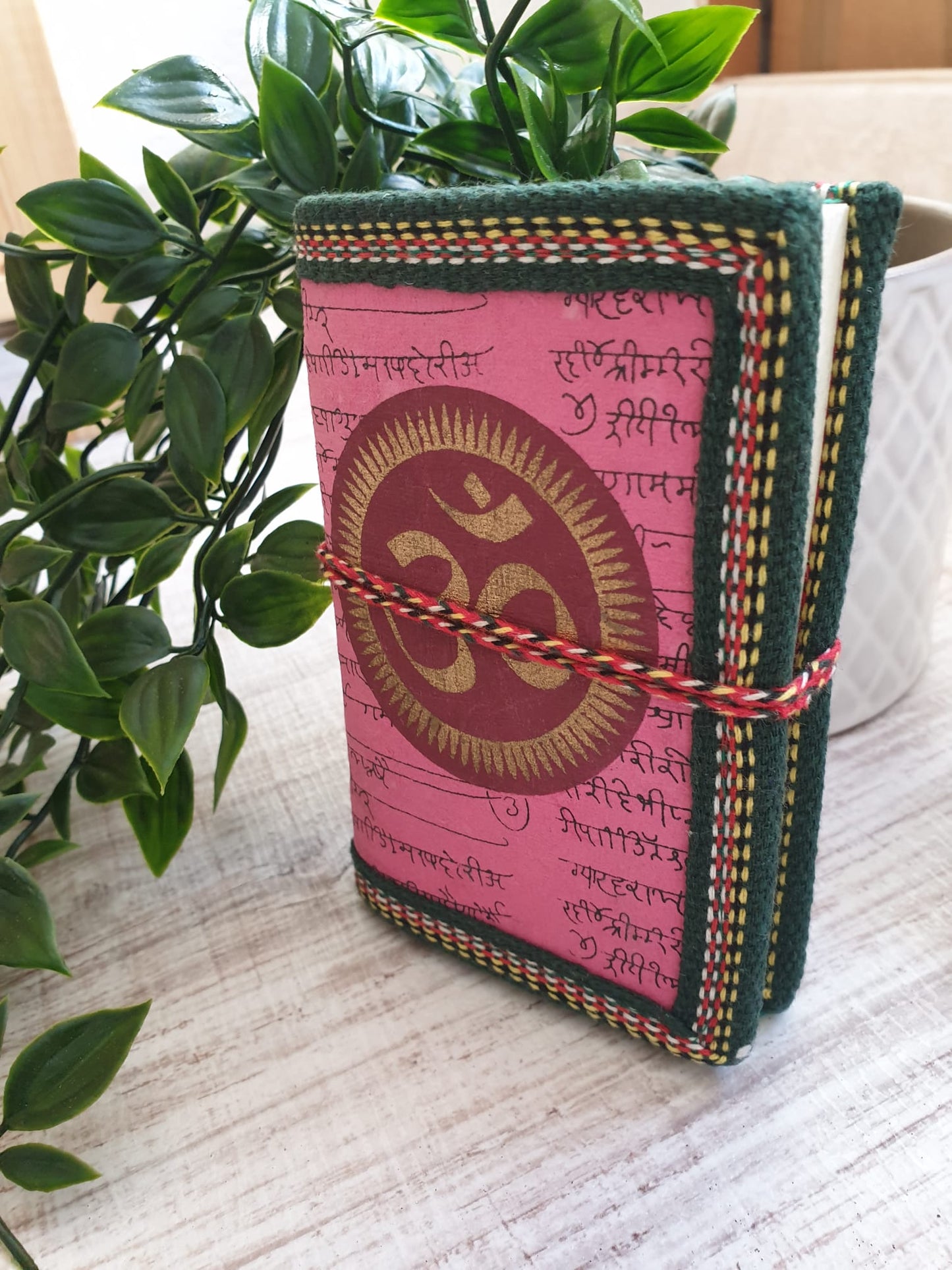 Caderno pequeno artesanal Indiano